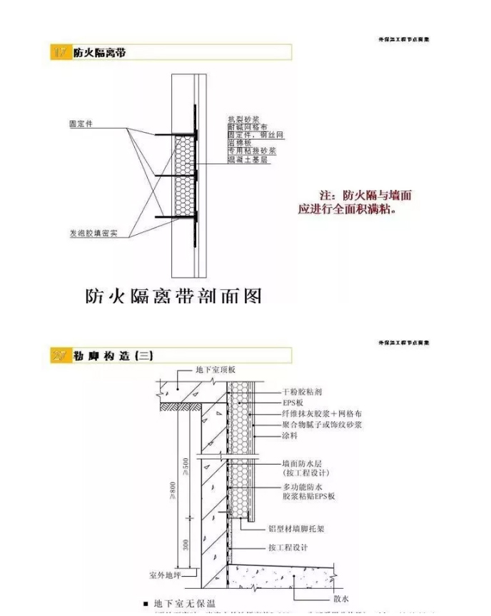 外墙保温节点做法图集_08